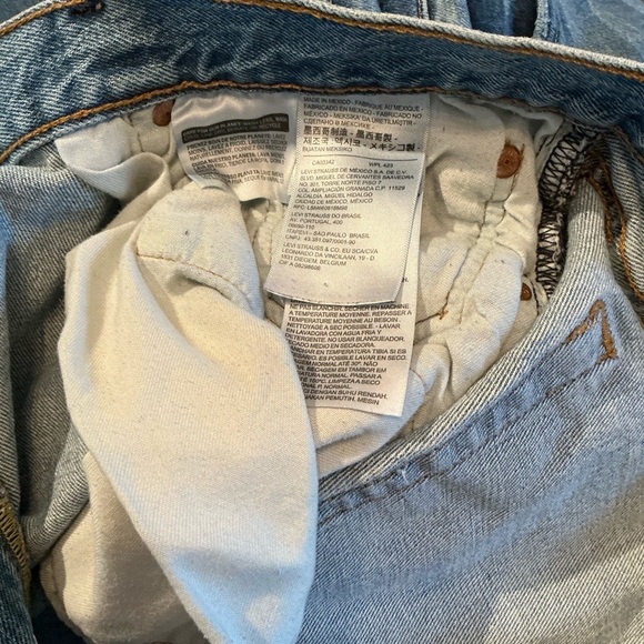 Levi's Men's 501 Original Fit Straight Leg Button Fly Jeans 38x30 - Picture 5 of 5